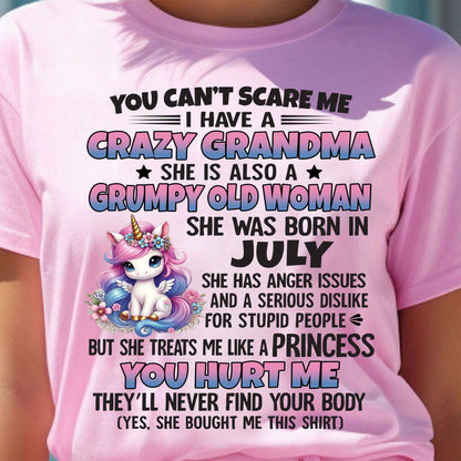 JULY - YOU CAN'T SCARE ME - GIFT FROM GRANDMA - NGHL07 (SKU09-106-07)