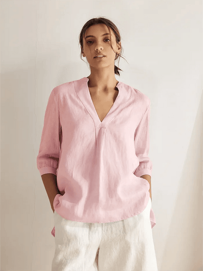 100% Linen Dress Shirt JOANNA