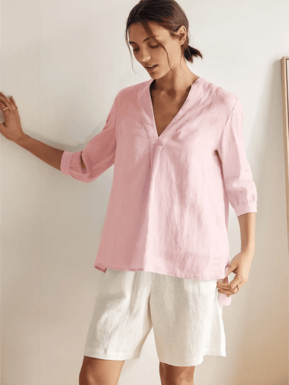 100% Linen Dress Shirt JOANNA