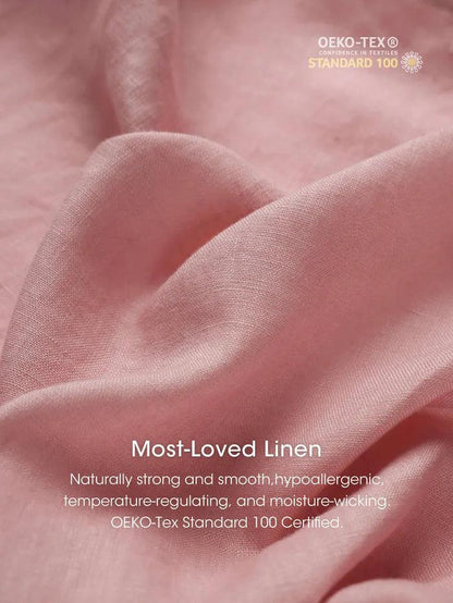 100% Linen Peter Pan Collar 3/4 Sleeve Shirt ASTRID