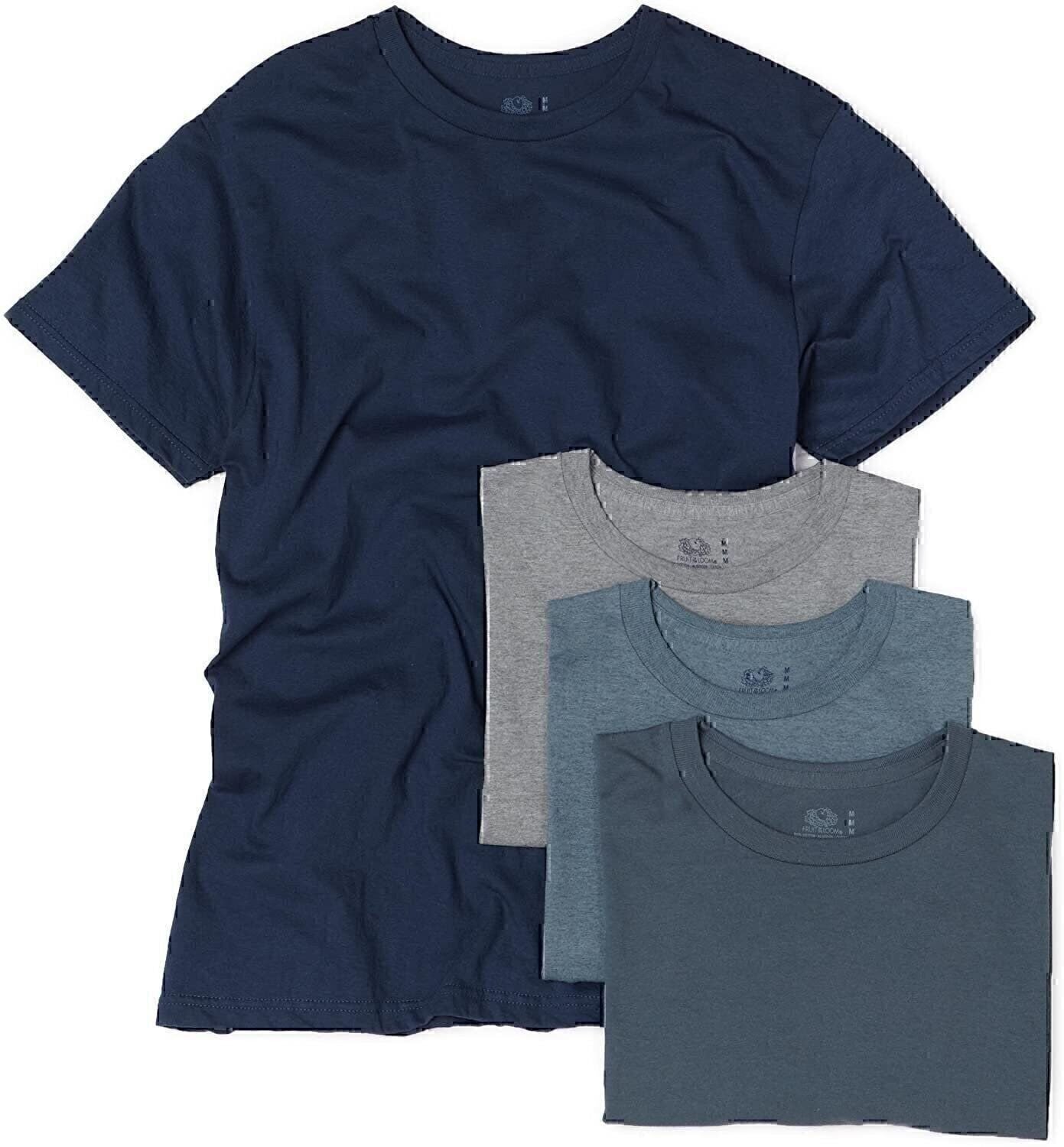 Fruit of the Loom Men'S T-Shirts Crew Neck Short Sleeve Multipacks Sizes S-3X