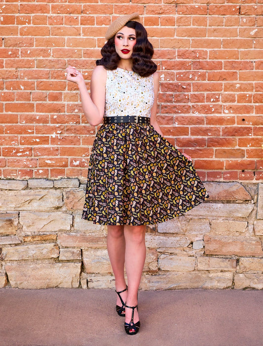 Snailing Along Twofer Dress