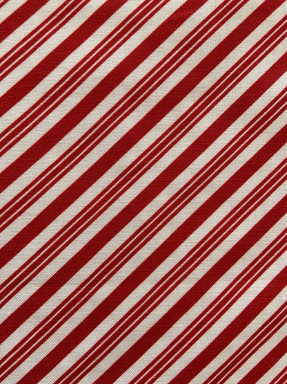 Candy Cane Stripe Bow Top - Plus Sizes only