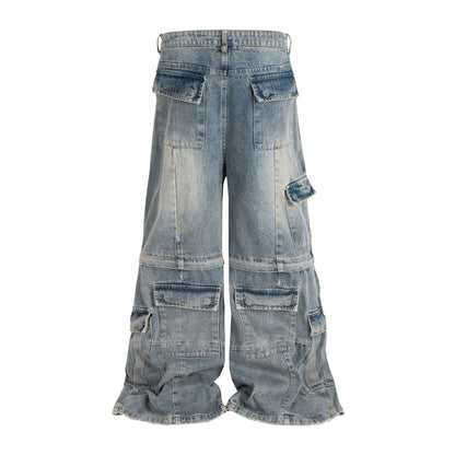 AZUL CONVERT CARGO DENIM