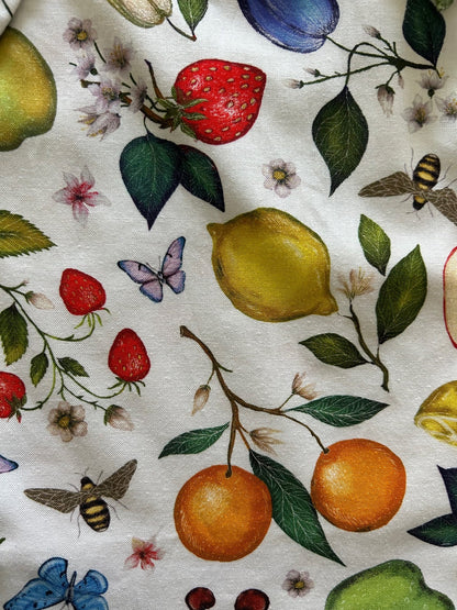 Fruits & Butterflies Bow Top - 4X only