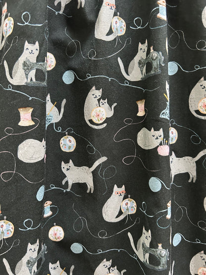 Cats and Yarn Fit & Flare Dress - Small only, 1 left!