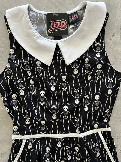 Skeleton Collared Dress - 1X only, 1 left!