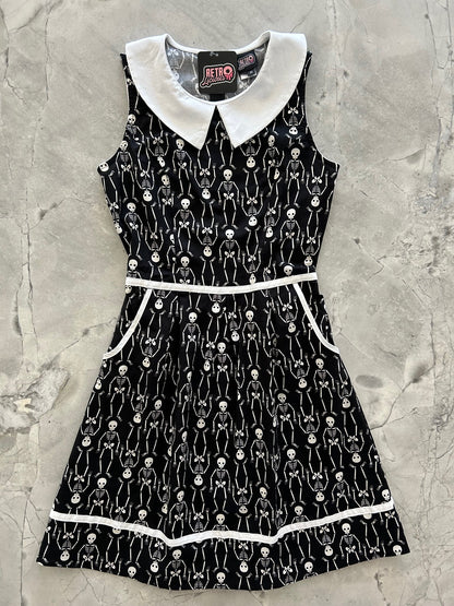 Skeleton Collared Dress - 1X only, 1 left!