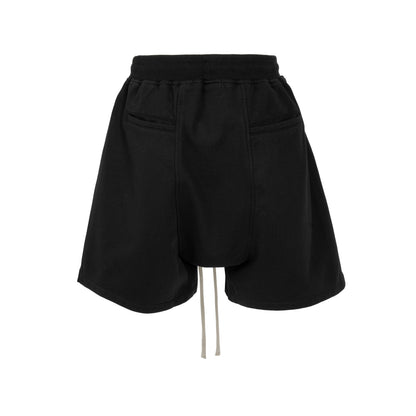 NOIR ZIP DRAWSTRING CARGO SHORTS