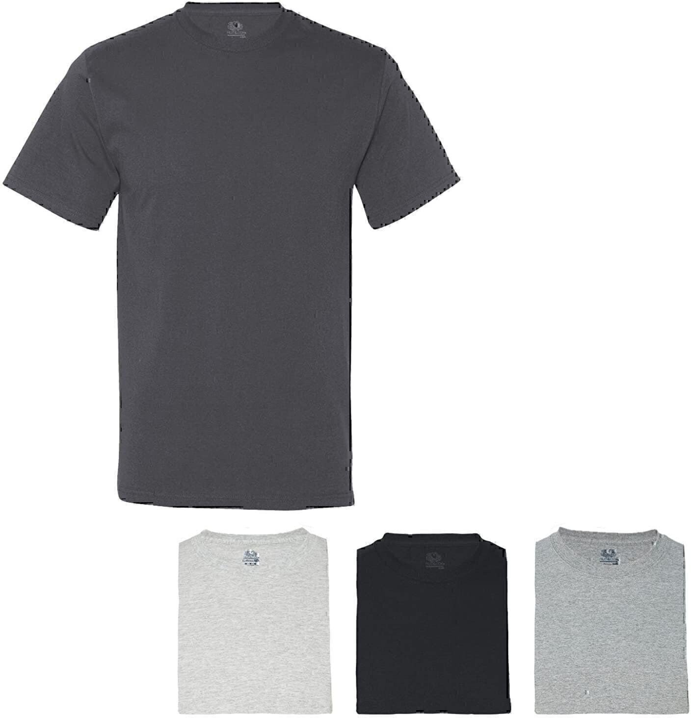 Fruit of the Loom Men'S T-Shirts Crew Neck Short Sleeve Multipacks Sizes S-3X