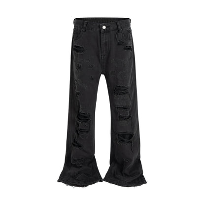 DARK DESTROYED DENIM