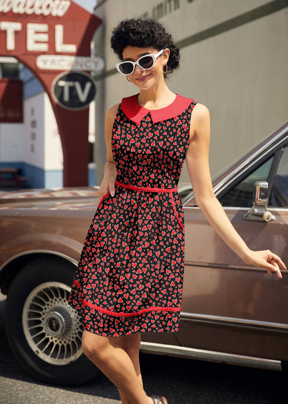 Hearts Collared Dress