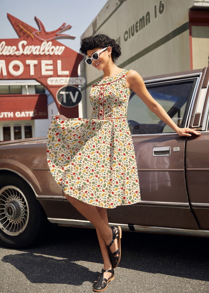 Elizabeth Dress in Woodlands