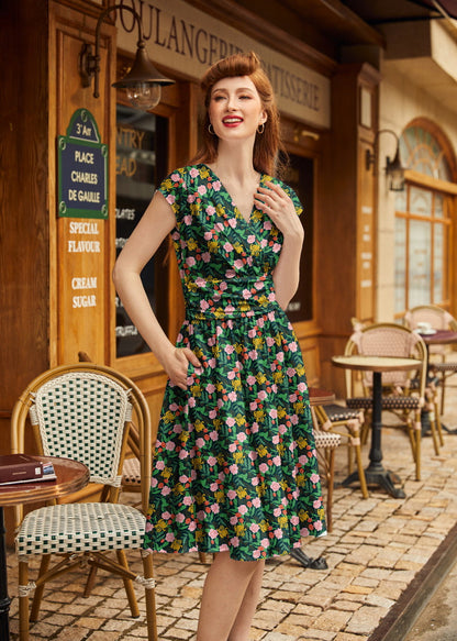 Floral Greta Dress - 4X only, 1 left!
