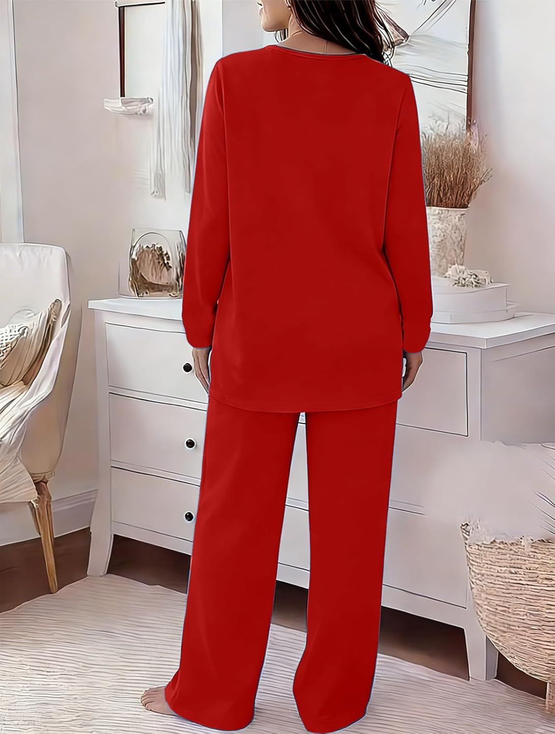 Women'S 2 Piece Outfits Casual Solid Color Workout Tracksuit Bodycon Pants Suit Set Jumpsuit Rompers with Pockets