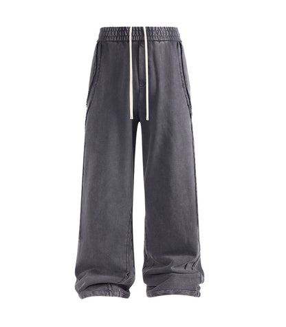 CHARCOAL PANEL SWEATPANTS
