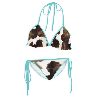 Cow Print Bikini Tops/Bottoms Sold Separately