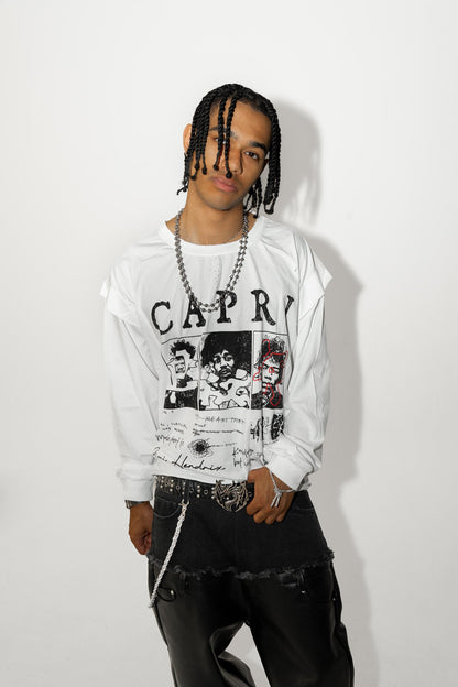 Capri White Long Sleeve