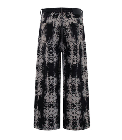 SNAKESKIN DENIM