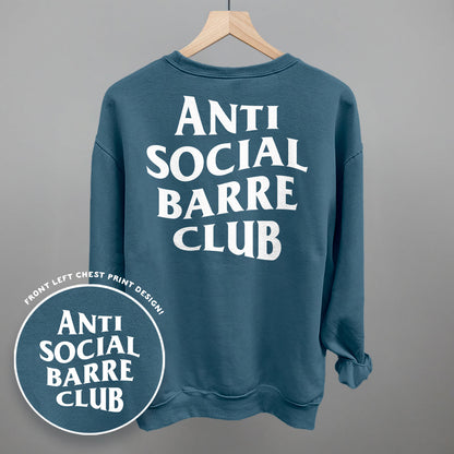 Anti Social Barre Club (White) (Back Print)