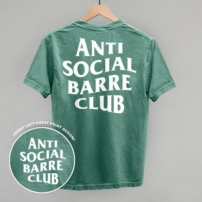 Anti Social Barre Club (White) (Back Print)