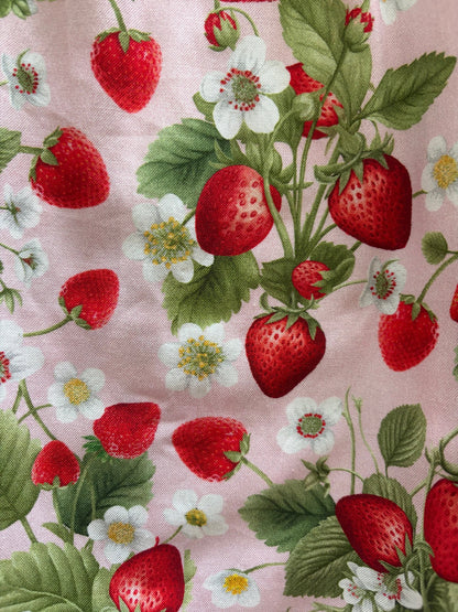 Strawberry Collared Dress