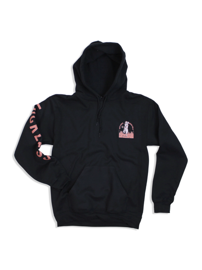 Out Here Being Wild Hoodie in Dusty Coral