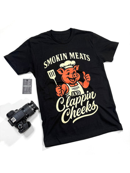 Smokin Meats and Clappin Cheeks Tee