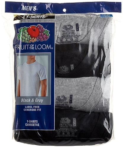 Fruit of the Loom Men'S T-Shirts Crew Neck Short Sleeve Multipacks Sizes S-3X