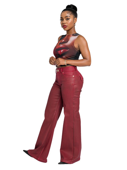 Wide-Leg Jean - Red Delicious