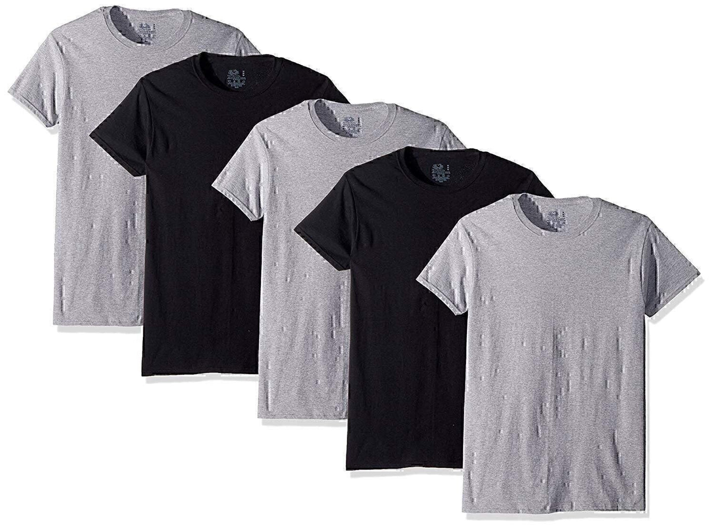 Fruit of the Loom Men'S T-Shirts Crew Neck Short Sleeve Multipacks Sizes S-3X