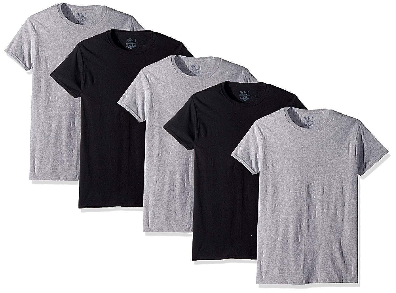 Fruit of the Loom Men'S T-Shirts Crew Neck Short Sleeve Multipacks Sizes S-3X