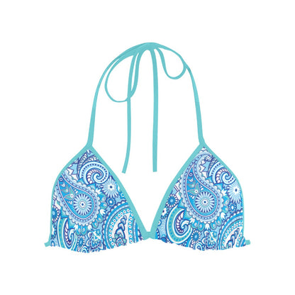Paisley Retro Bikini Top & Bottoms