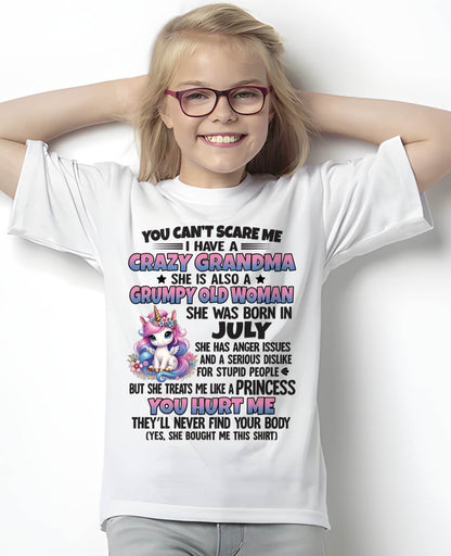 JULY - YOU CAN'T SCARE ME - GIFT FROM GRANDMA - NGHL07 (SKU09-106-07)